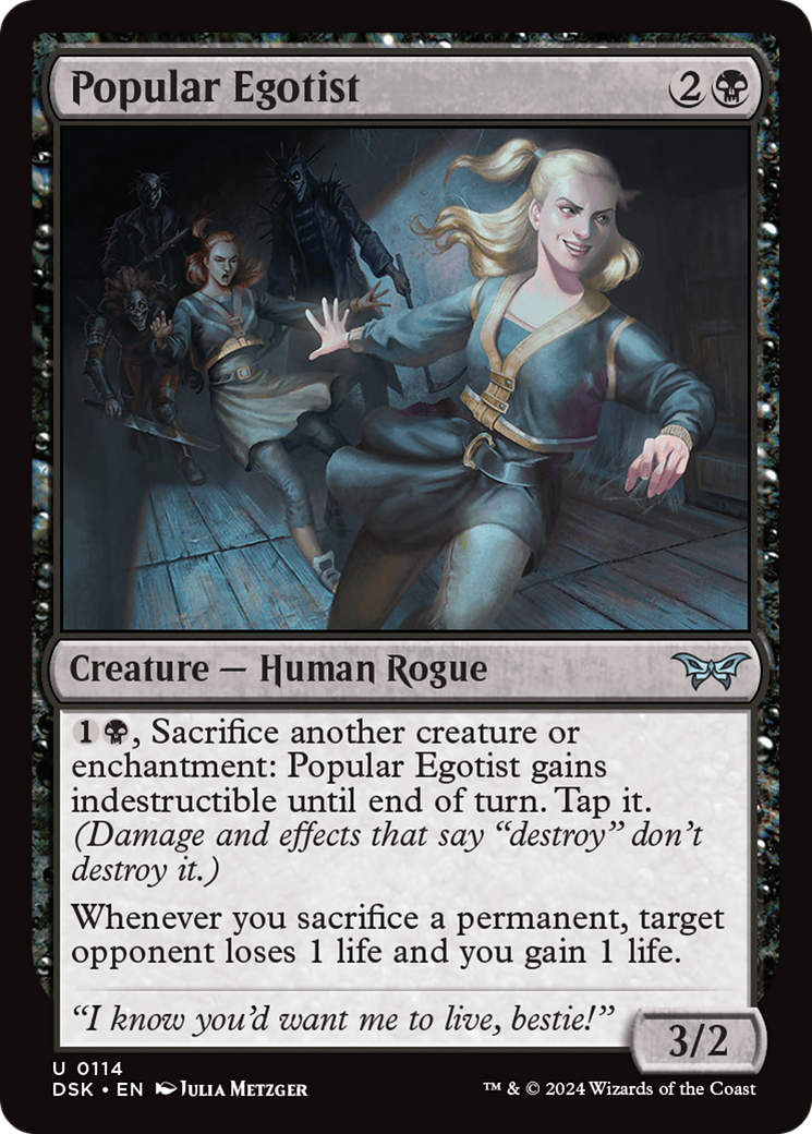Popular Egotist (114) - Duskmourn: House of Horror