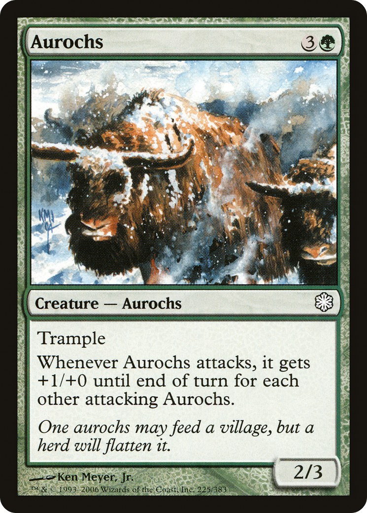 Aurochs (225) - Coldsnap Theme Decks