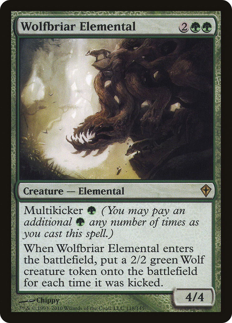 Wolfbriar Elemental (118) - Worldwake