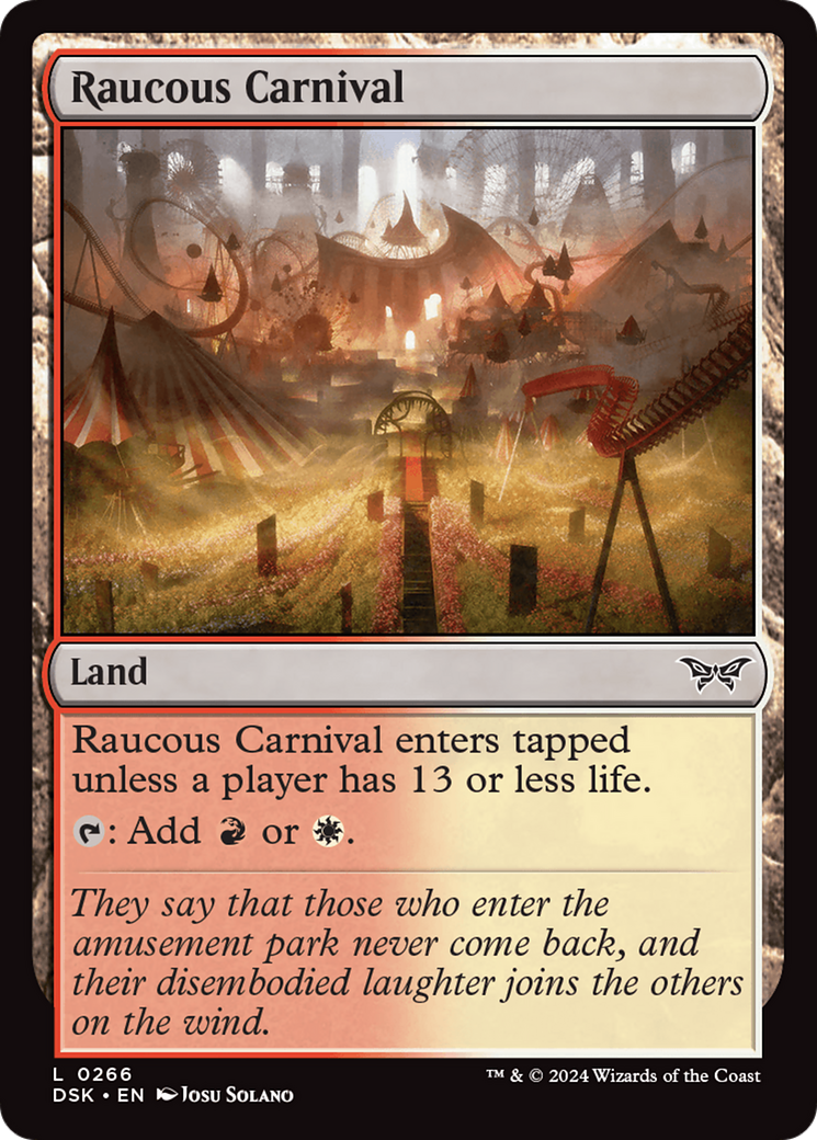 Raucous Carnival (266) Foil - Duskmourn: House of Horror