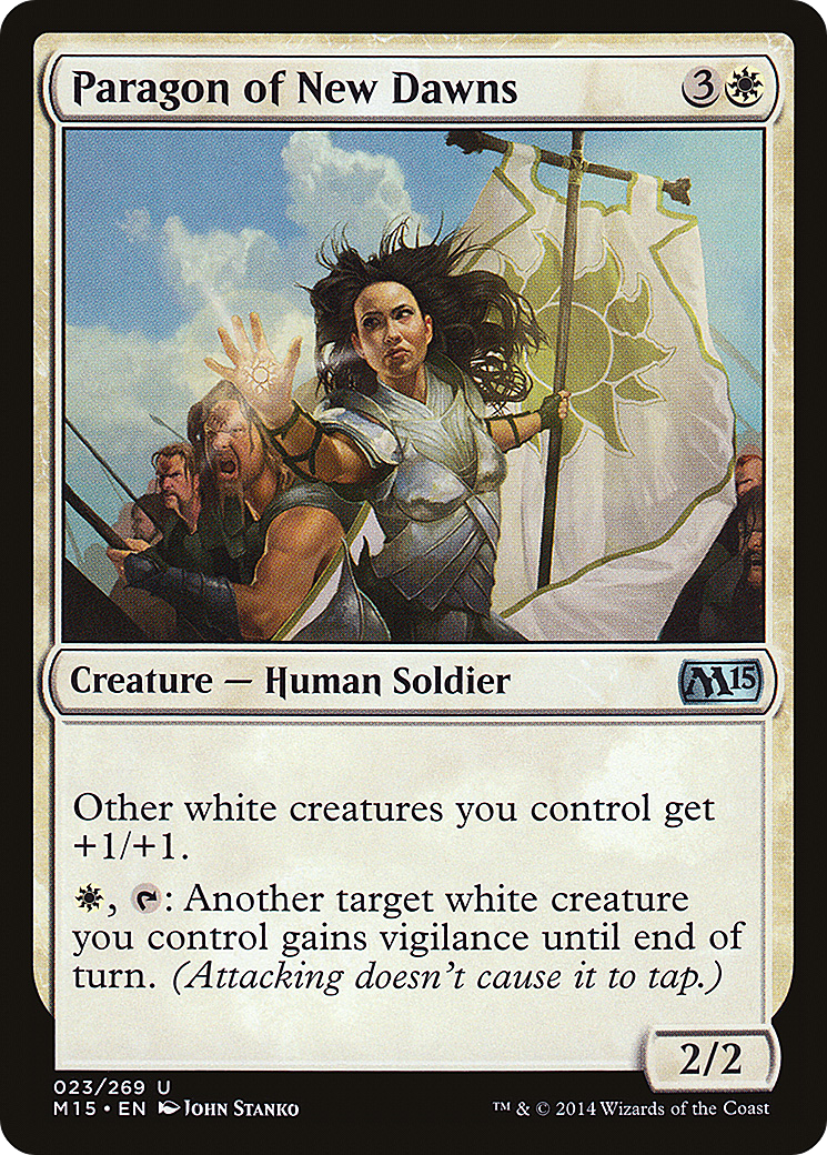 Paragon of New Dawns (023) Foil - Magic 2015