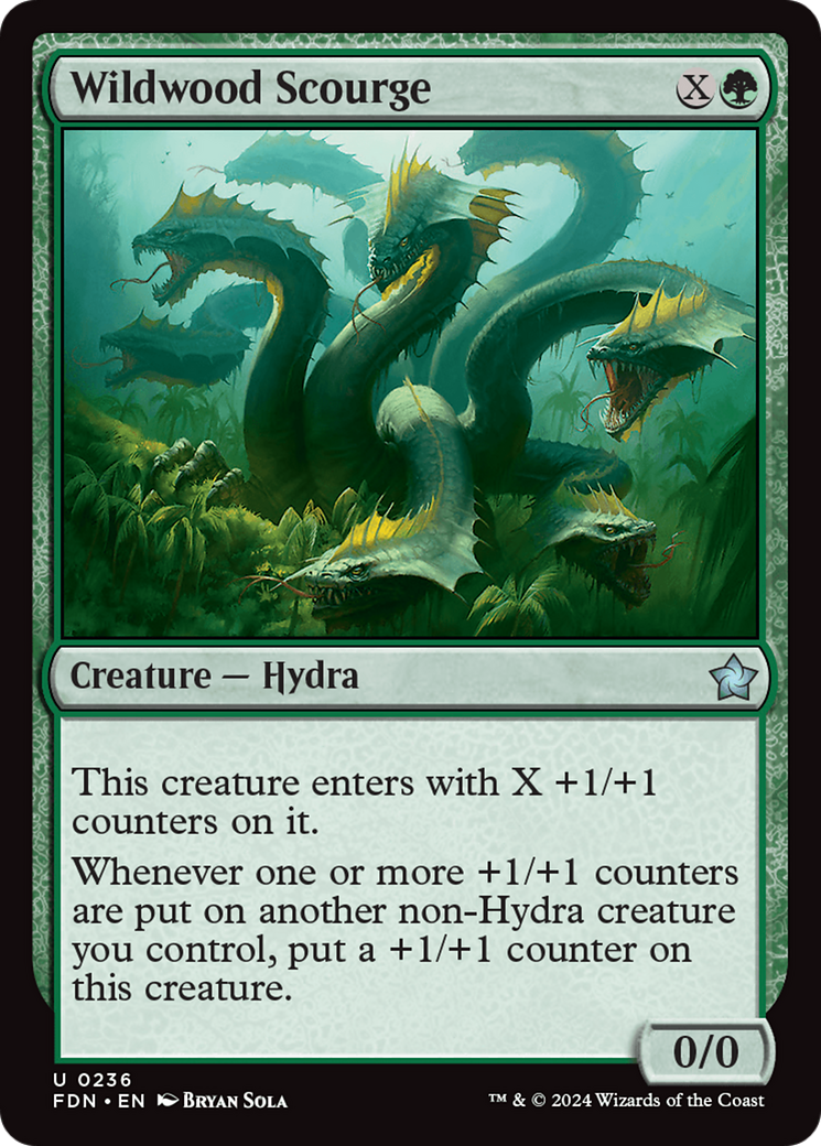 Wildwood Scourge (236) Foil - Foundations