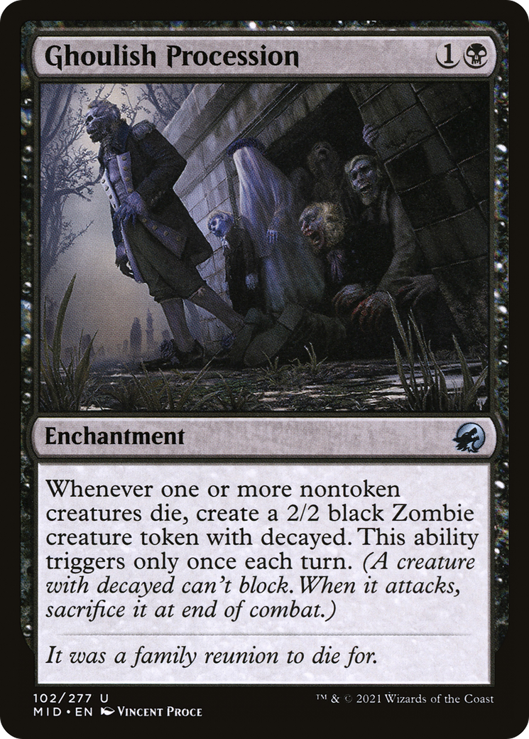 Ghoulish Procession (102) - Innistrad: Midnight Hunt