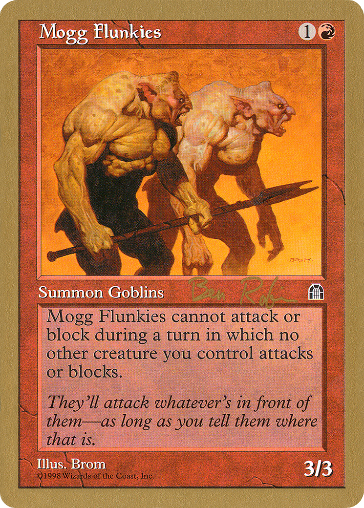 Mogg Flunkies - 1998 Ben Rubin (STH) (Retro) - World Championship Decks 1998