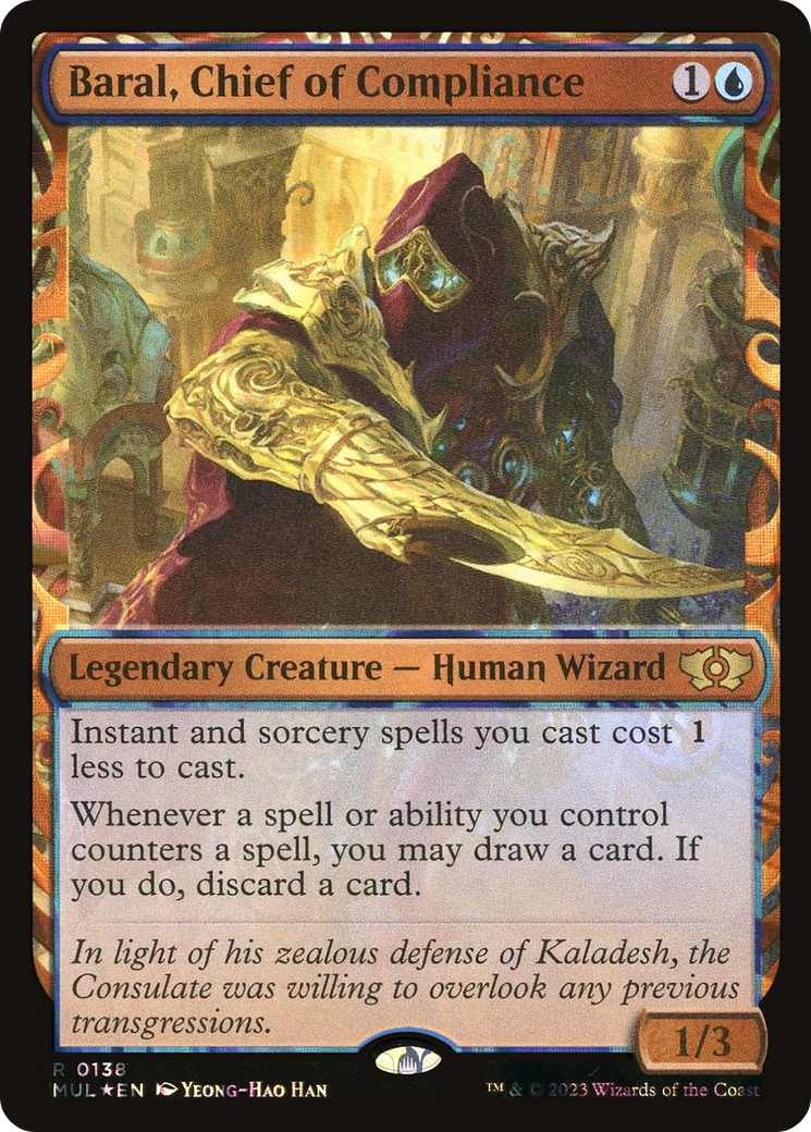 Baral, Chief of Compliance (Showcase) (138) Foil - Multiverse Legends