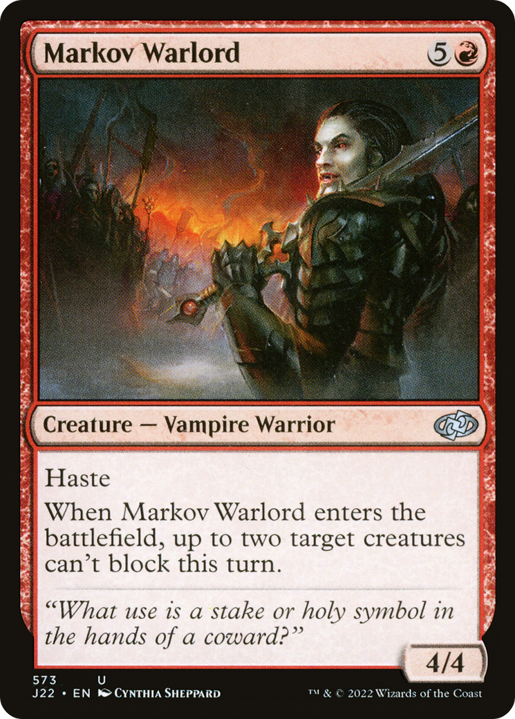 Markov Warlord (573) - Jumpstart 2022