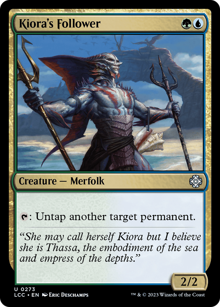 Kiora's Follower (273) - The Lost Caverns of Ixalan Commander
