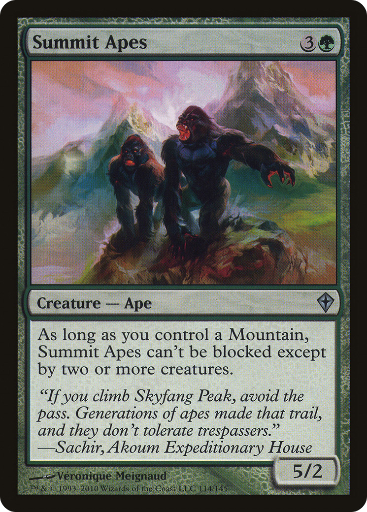 Summit Apes (114) - Worldwake