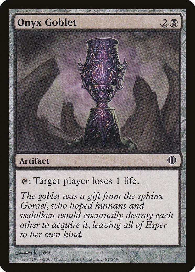 Onyx Goblet (081) Foil - Shards of Alara
