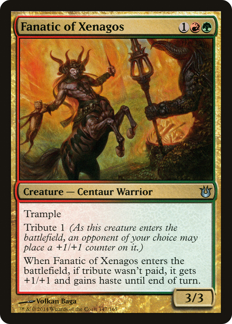Fanatic of Xenagos (147) Foil - Born of the Gods