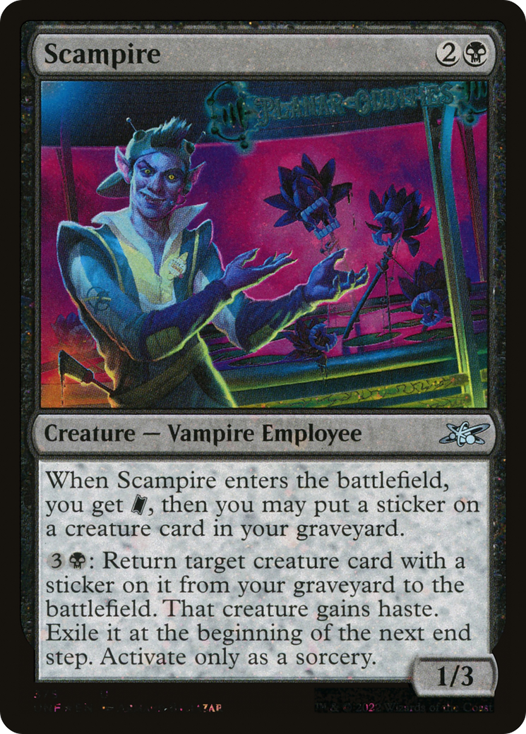 Scampire (Galaxy Foil) (375) Foil - Unfinity