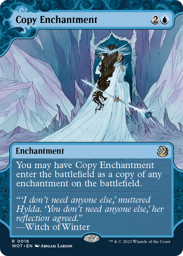 Copy Enchantment (Showcase) (016) - Wilds of Eldraine: Enchanting Tales