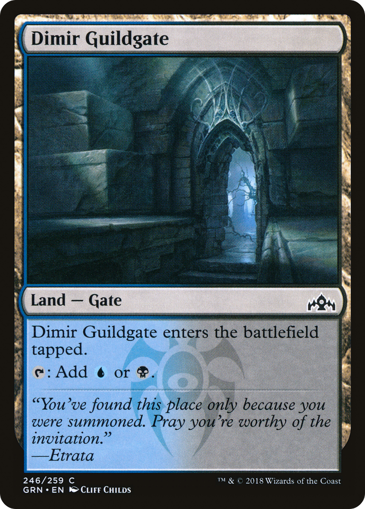 Dimir Guildgate (246) Foil - Guilds of Ravnica