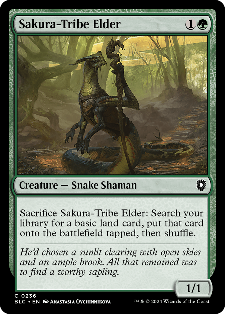 Sakura-Tribe Elder (236) - Bloomburrow Commander