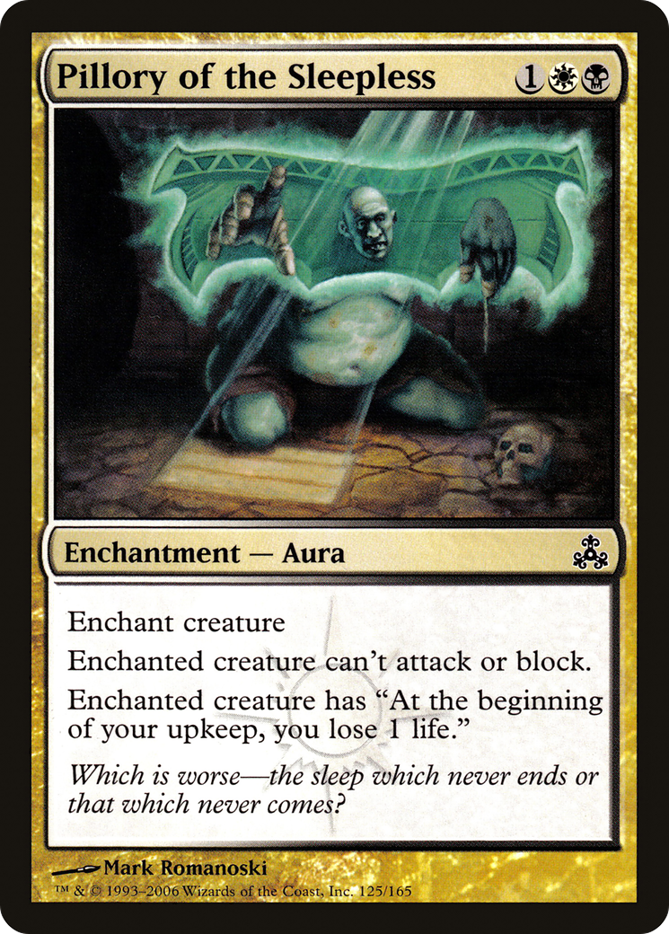 Pillory of the Sleepless (125) Foil - Guildpact