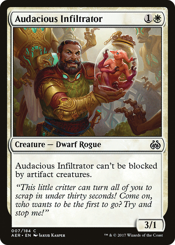 Audacious Infiltrator (007) Foil - Aether Revolt