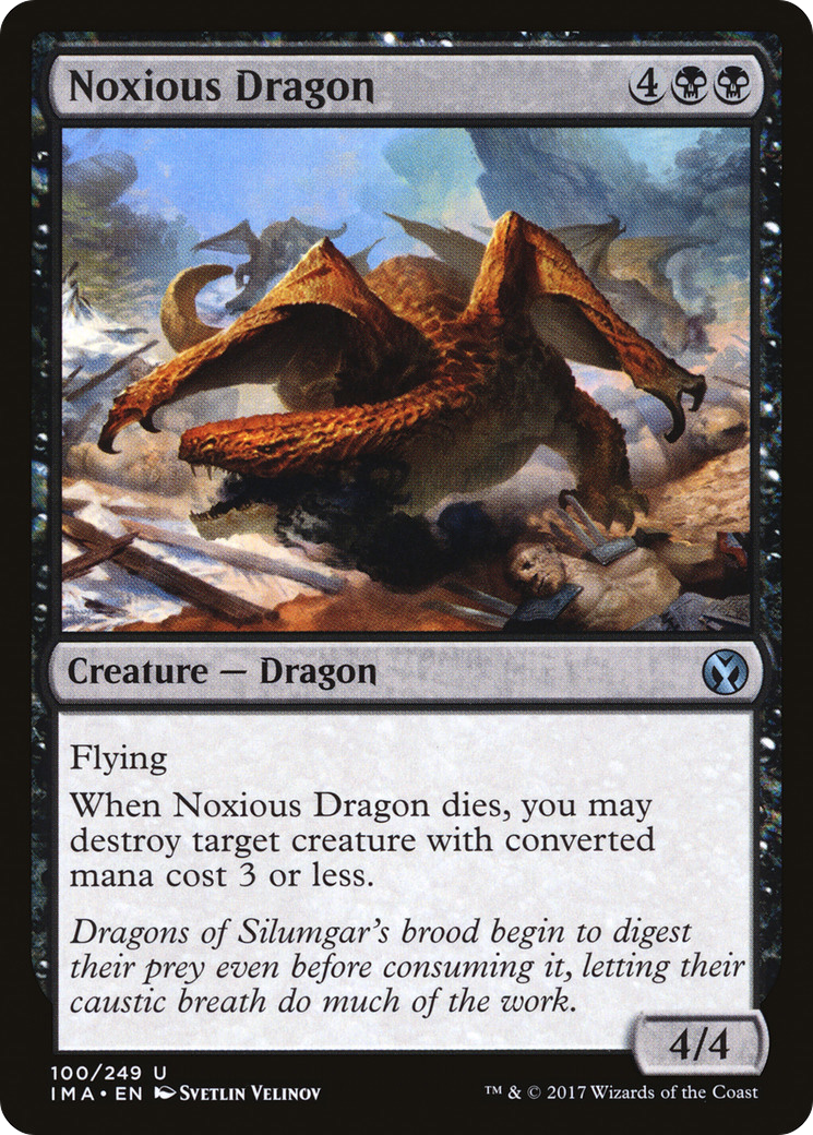 Noxious Dragon (100) Foil - Iconic Masters
