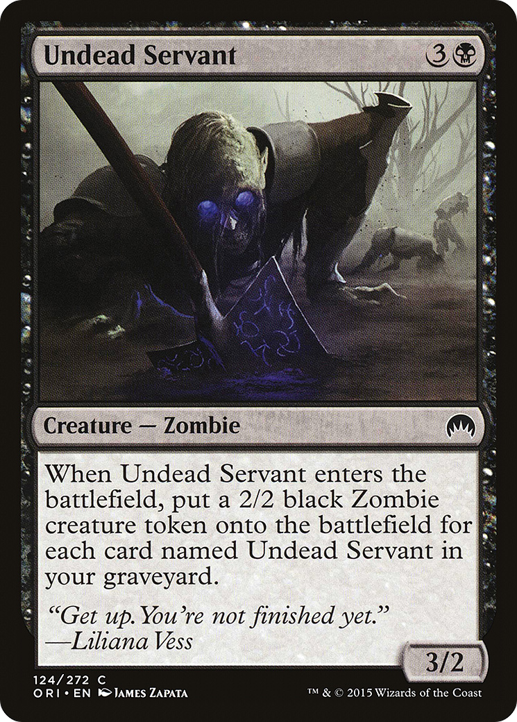 Undead Servant (124) Foil - Magic Origins