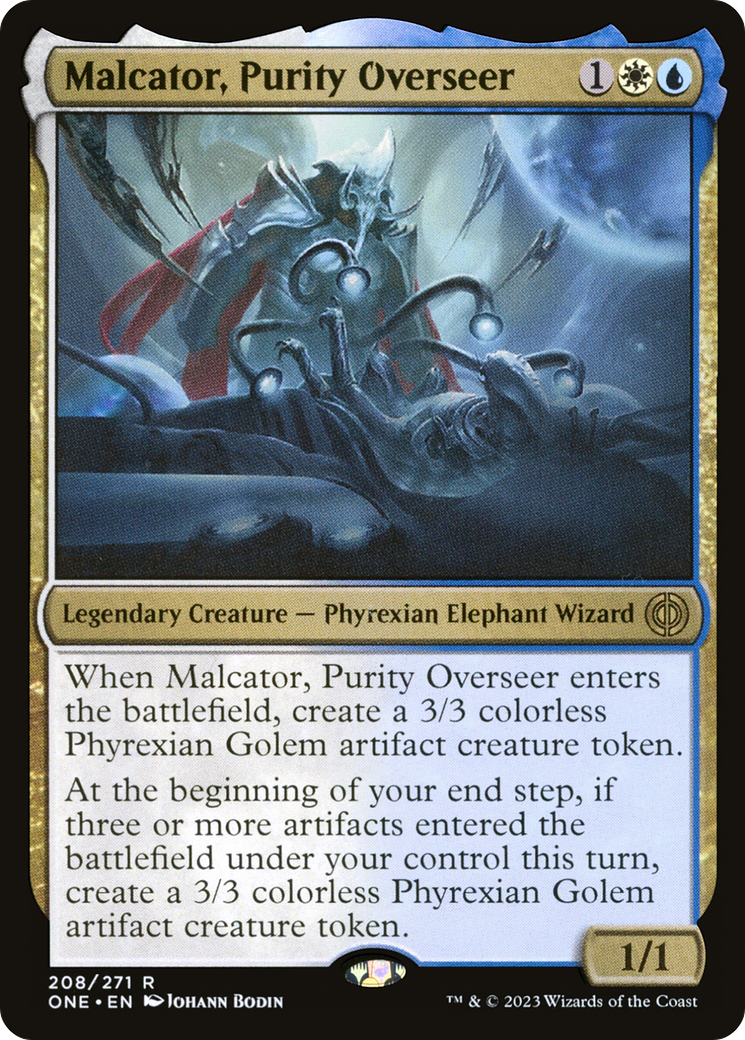 Malcator, Purity Overseer (208) Foil - Phyrexia: All Will Be One
