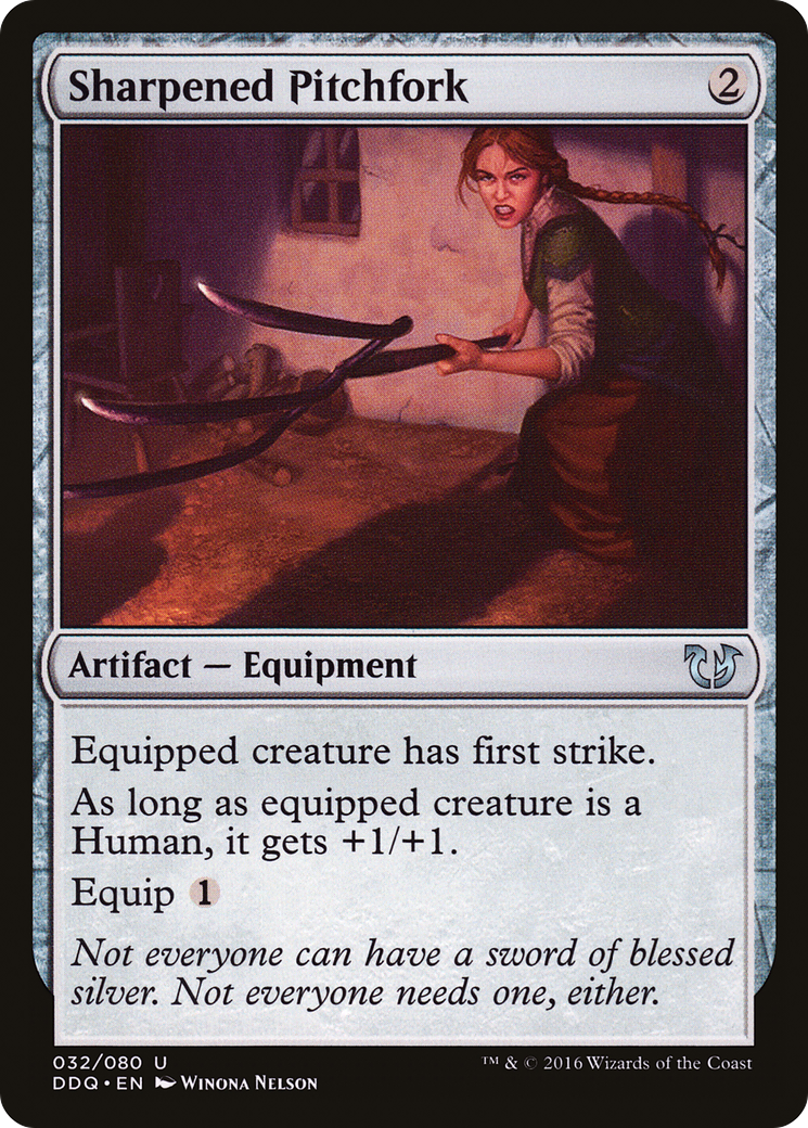 Sharpened Pitchfork (032) - Duel Decks: Blessed vs. Cursed