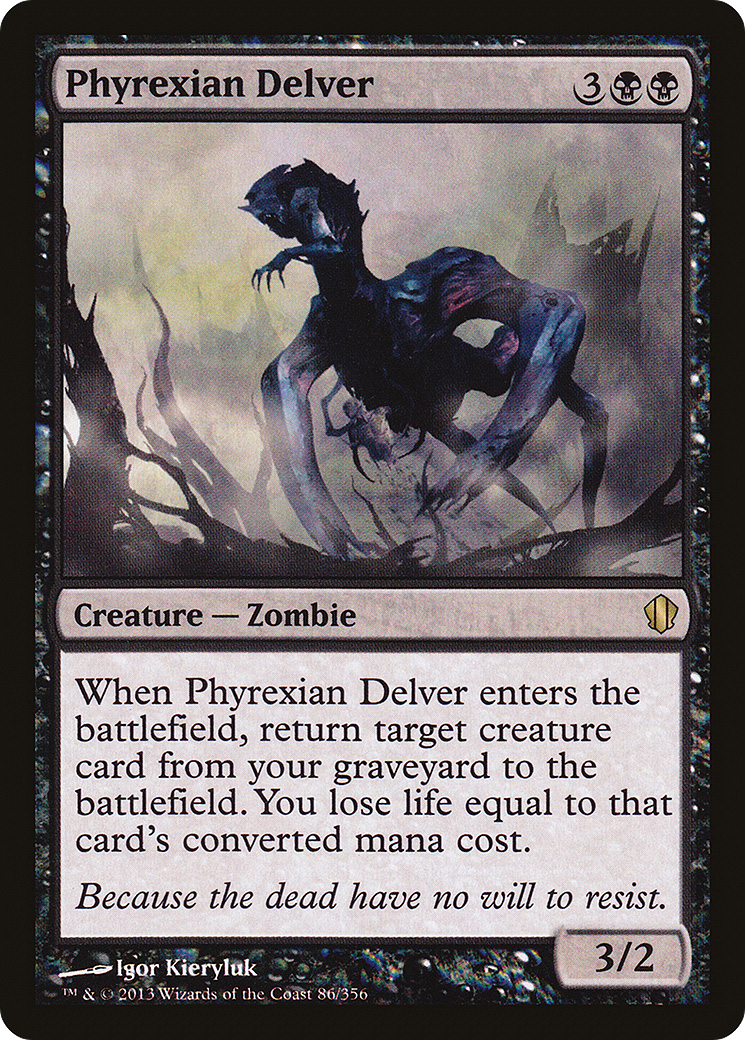 Phyrexian Delver (086) - Commander 2013