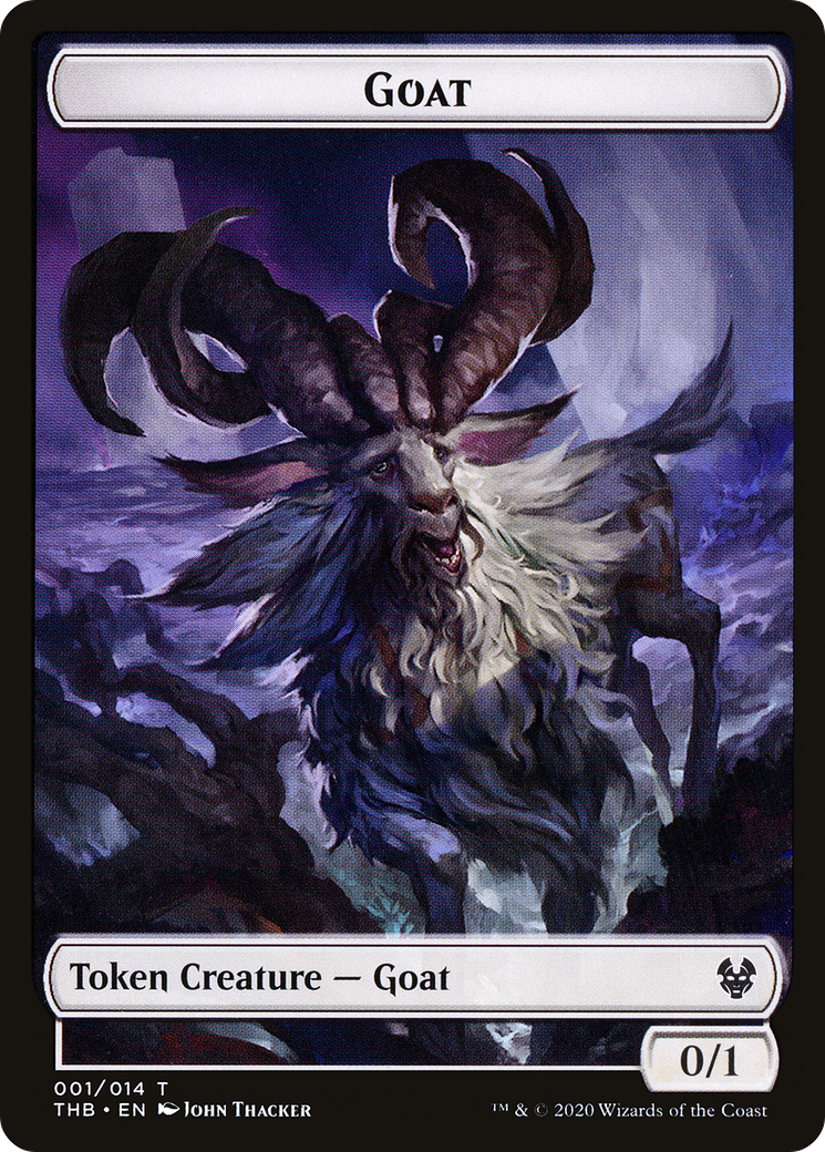 Goat Token (001) - Theros Beyond Death Tokens