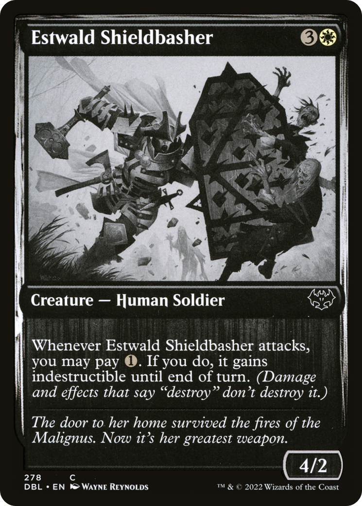 Estwald Shieldbasher (278) Foil - Innistrad: Double Feature