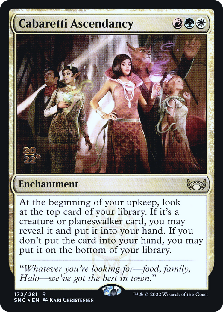 Cabaretti Ascendancy (172) Foil - Streets of New Capenna Promos