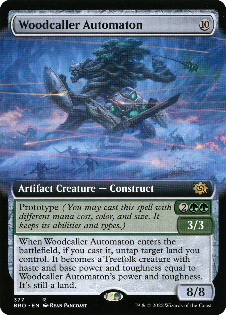 Woodcaller Automaton (Extended Art) (377) - The Brothers' War