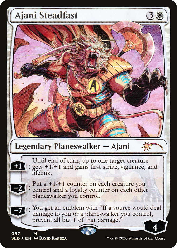 Ajani Steadfast (087) Foil - Secret Lair Drop
