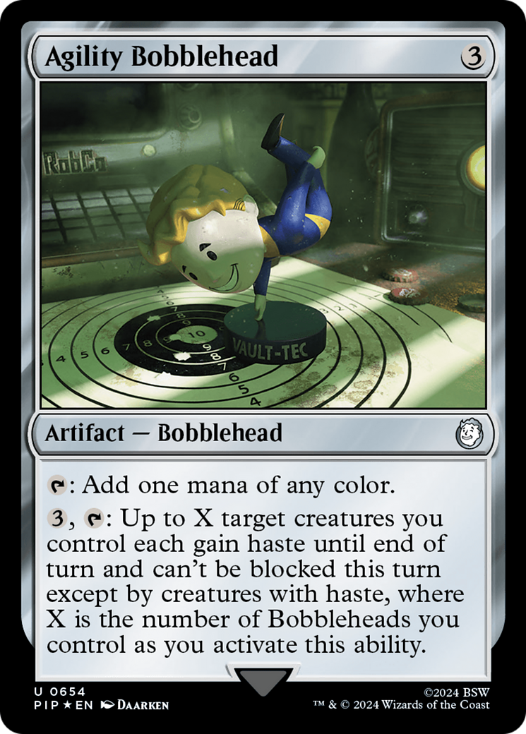 Agility Bobblehead (Surge Foil) (654) Foil - Fallout