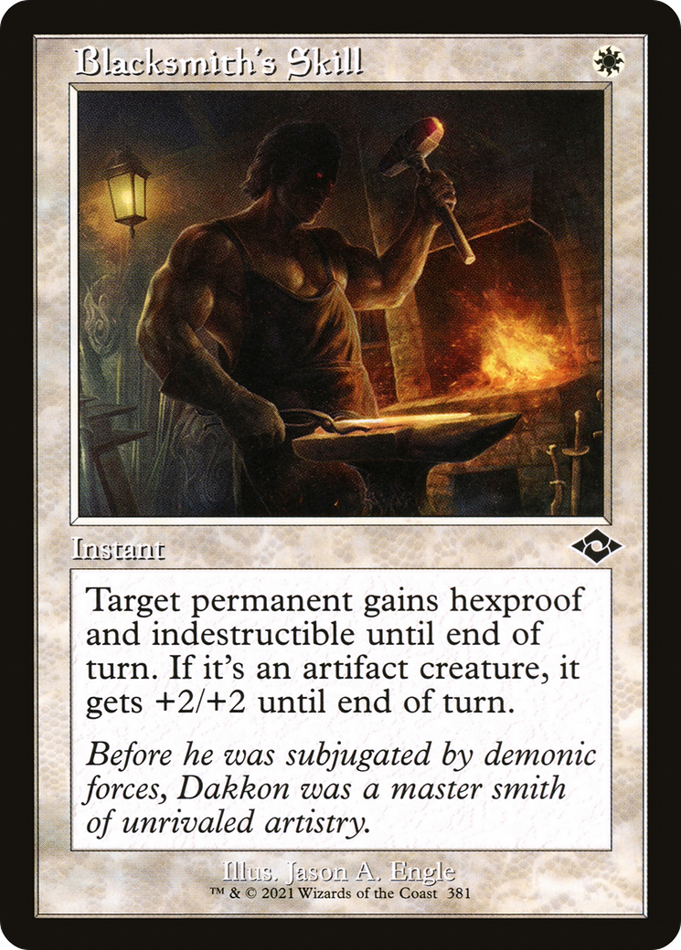 Blacksmith's Skill (Retro) (381) Foil - Modern Horizons 2