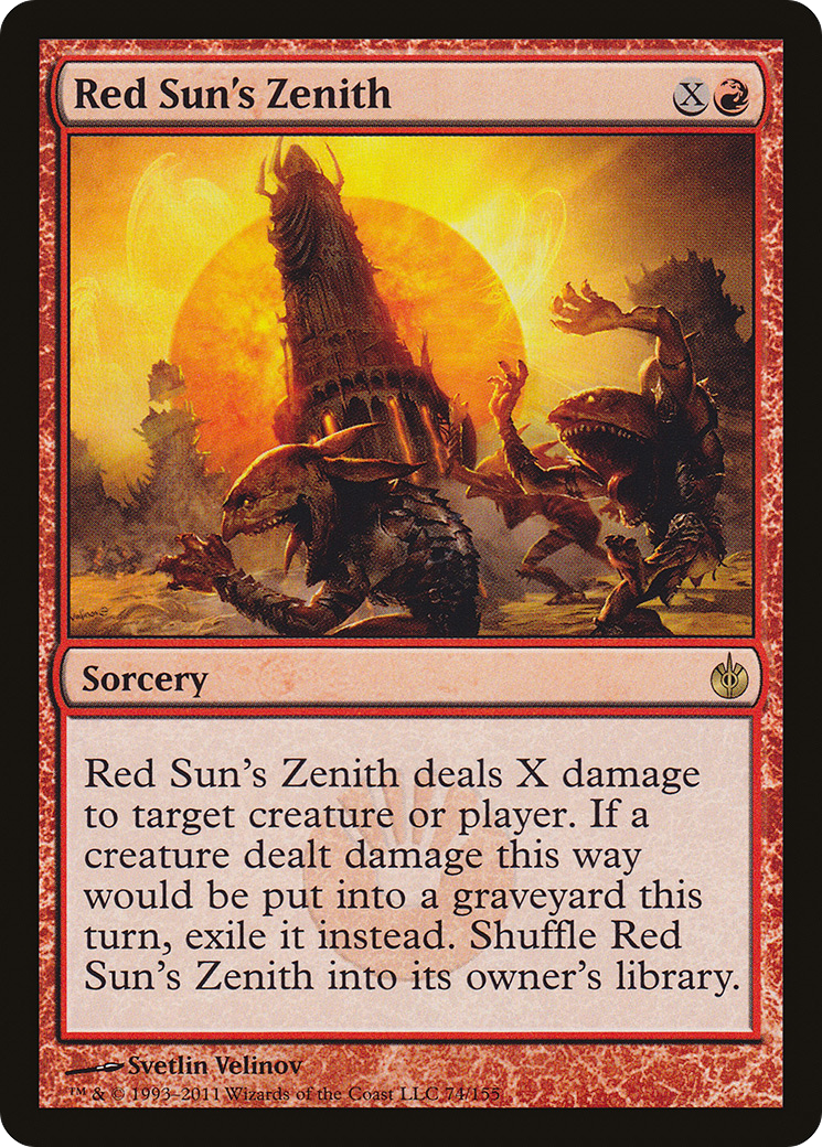 Red Sun's Zenith (074) Foil - Mirrodin Besieged