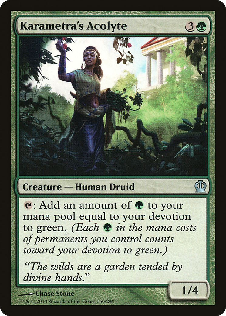 Karametra's Acolyte (160) Foil - Theros