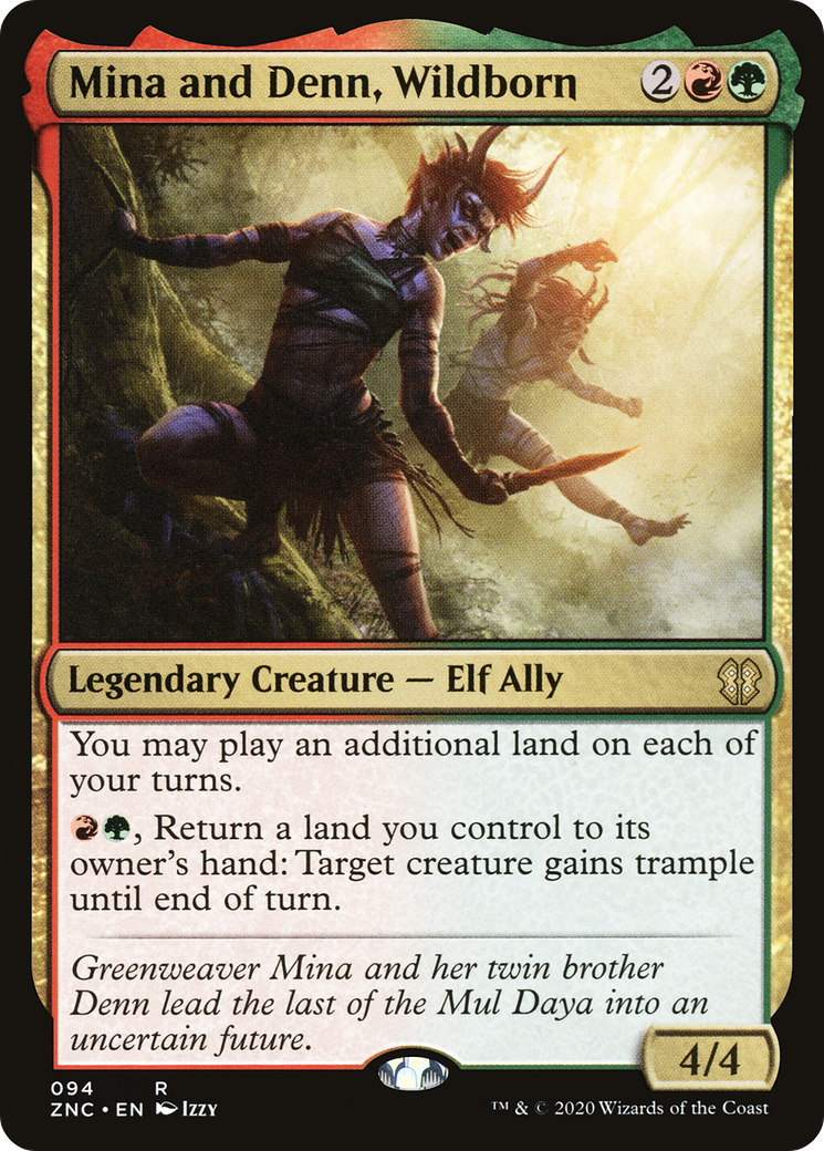Mina and Denn, Wildborn (094) - Zendikar Rising Commander