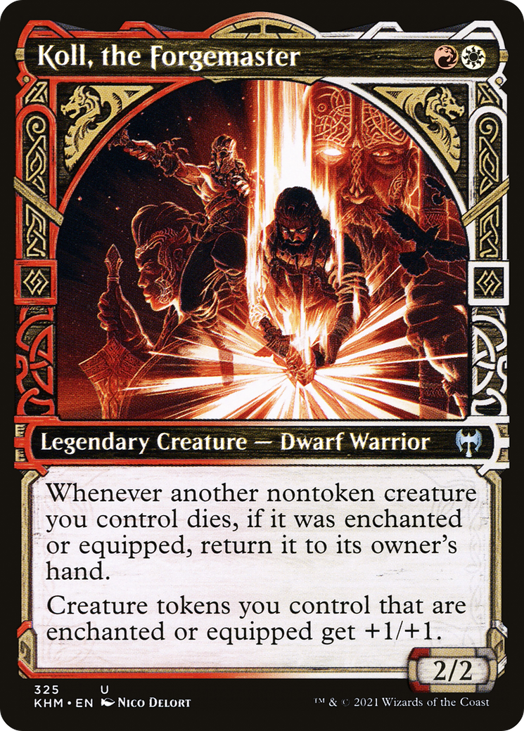 Koll, the Forgemaster (Showcase) (325) Foil - Kaldheim