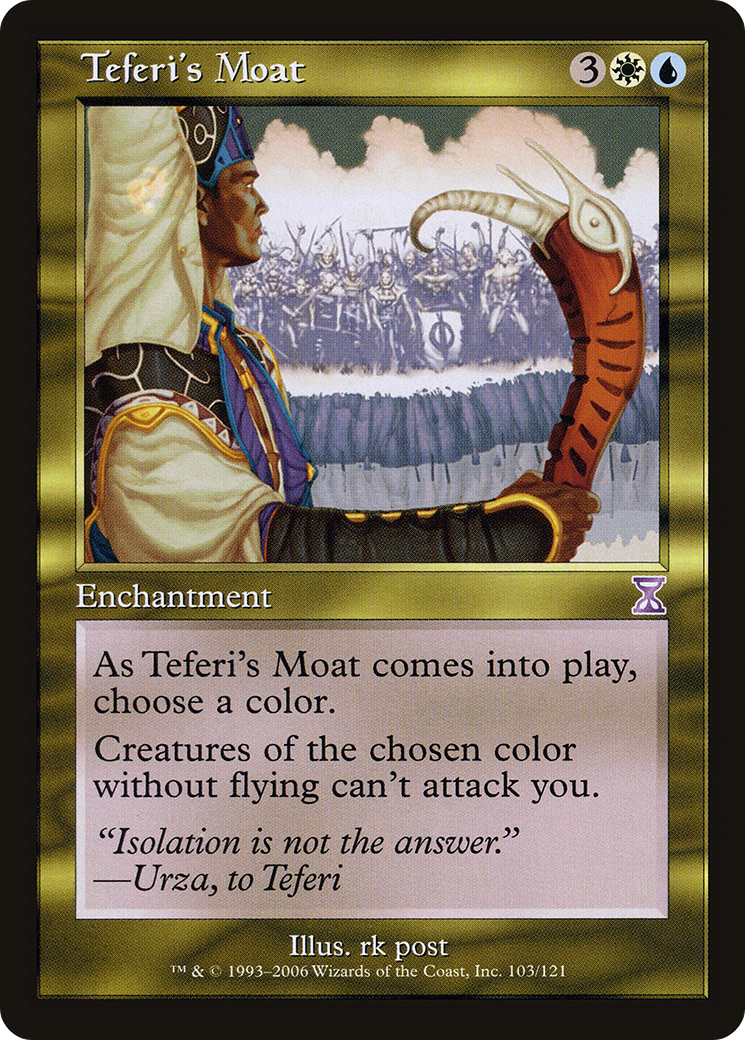 Teferi's Moat (Retro) (103) Foil - Time Spiral Timeshifted