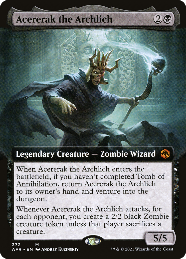 Acererak the Archlich (Extended Art) (372) Foil - Adventures in the Forgotten Realms