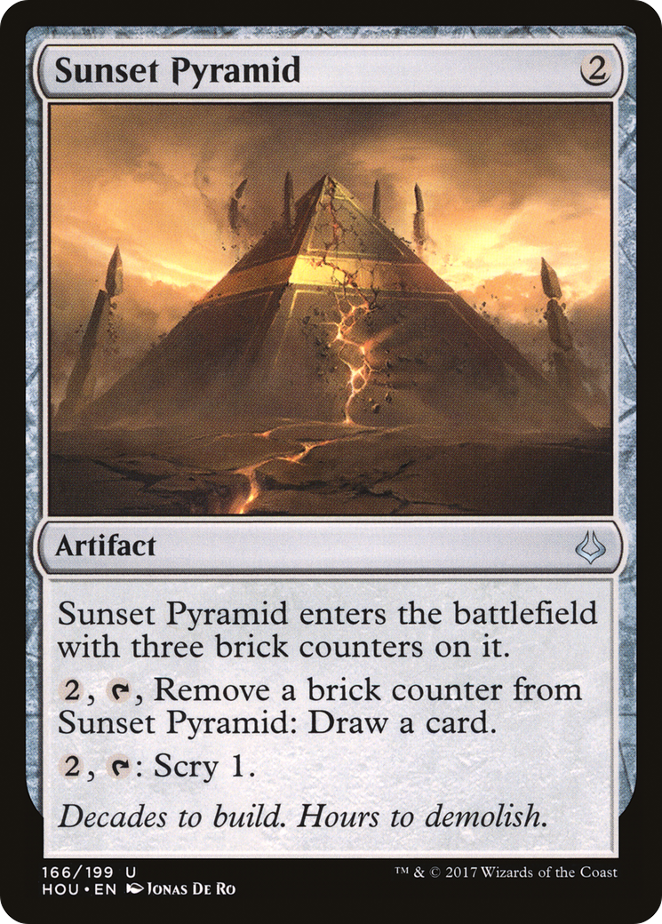 Sunset Pyramid (166) Foil - Hour of Devastation
