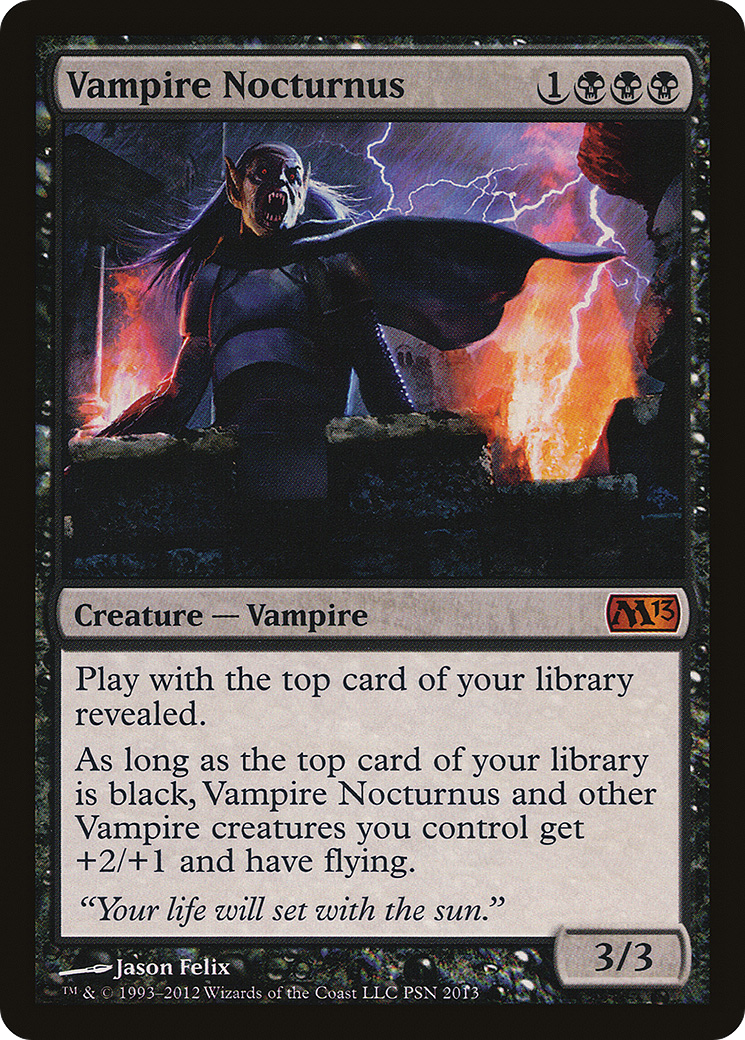Vampire Nocturnus (PSN 2013) - Duels of the Planeswalkers 2013 Promos