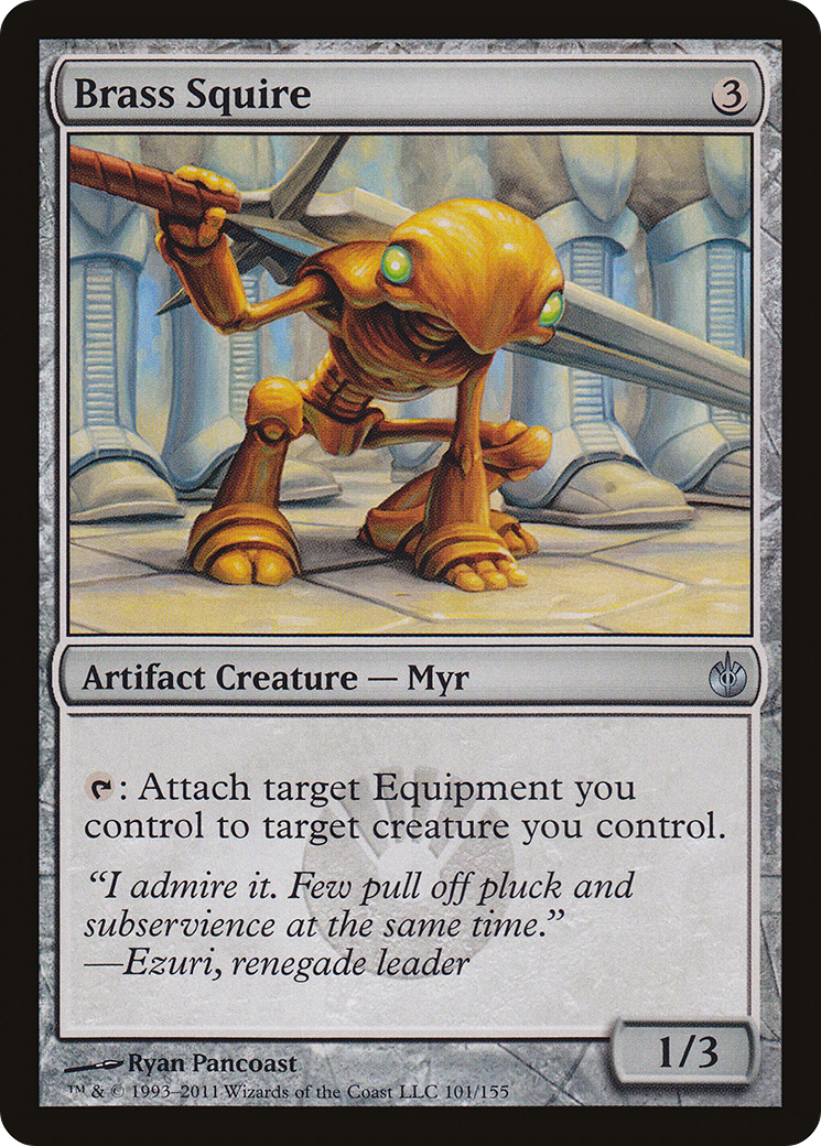 Brass Squire (101) - Mirrodin Besieged