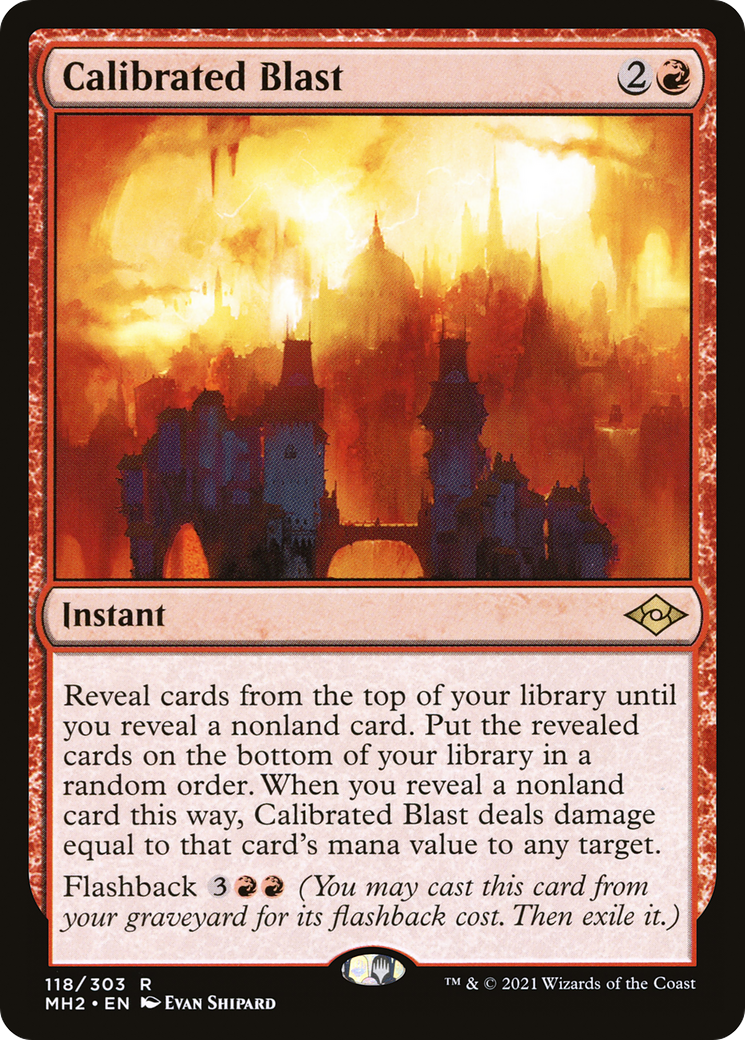 Calibrated Blast (118) Foil - Modern Horizons 2