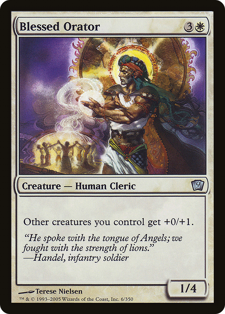 Blessed Orator (006) Foil - Ninth Edition