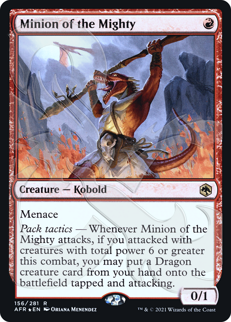 Minion of the Mighty (156) Foil - Adventures in the Forgotten Realms Promos