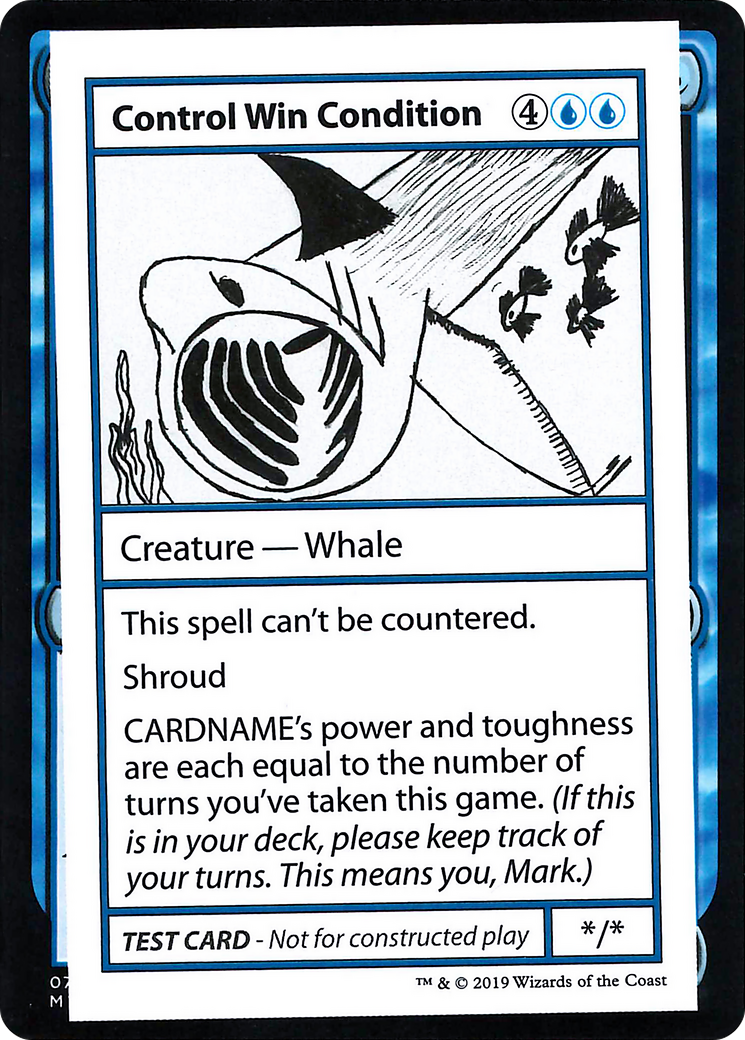 Control Win Condition (019) - Mystery Booster Playtest Cards 2021