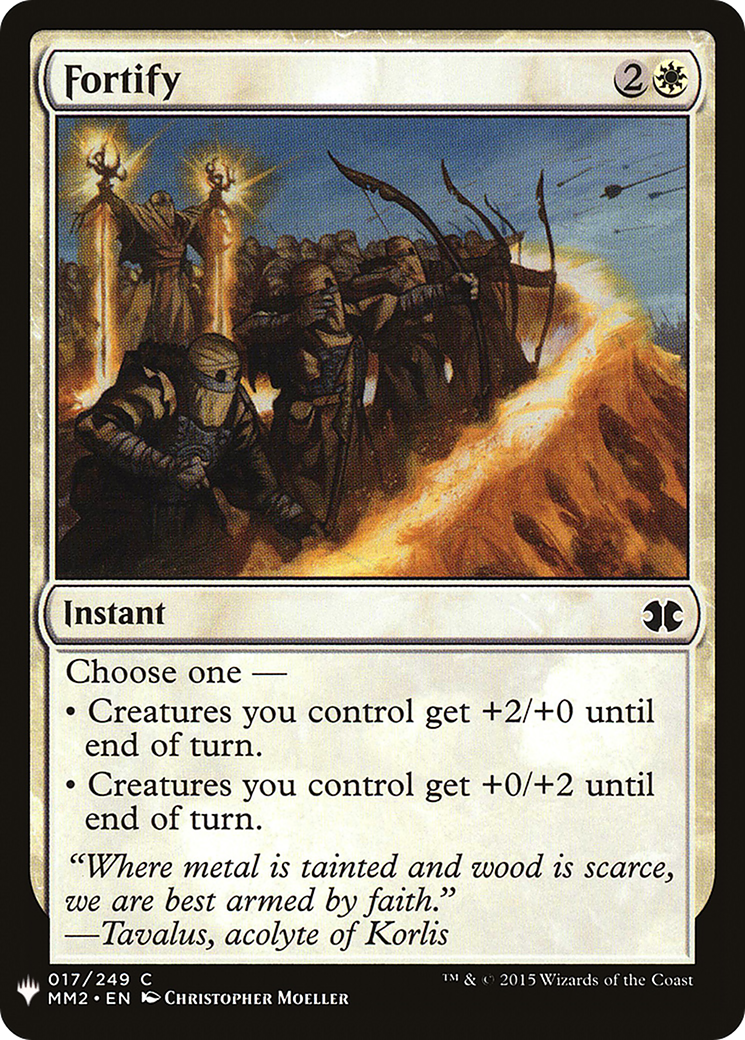 Fortify (MM2-17) - The List