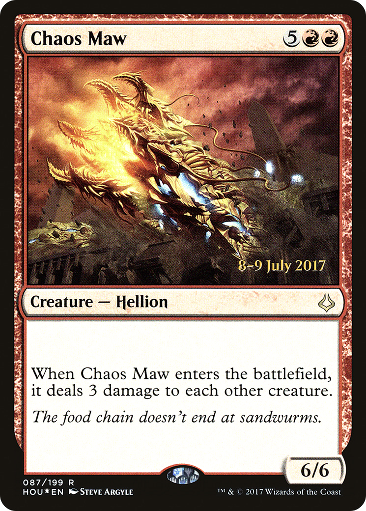Chaos Maw (87s) Foil - Hour of Devastation Promos