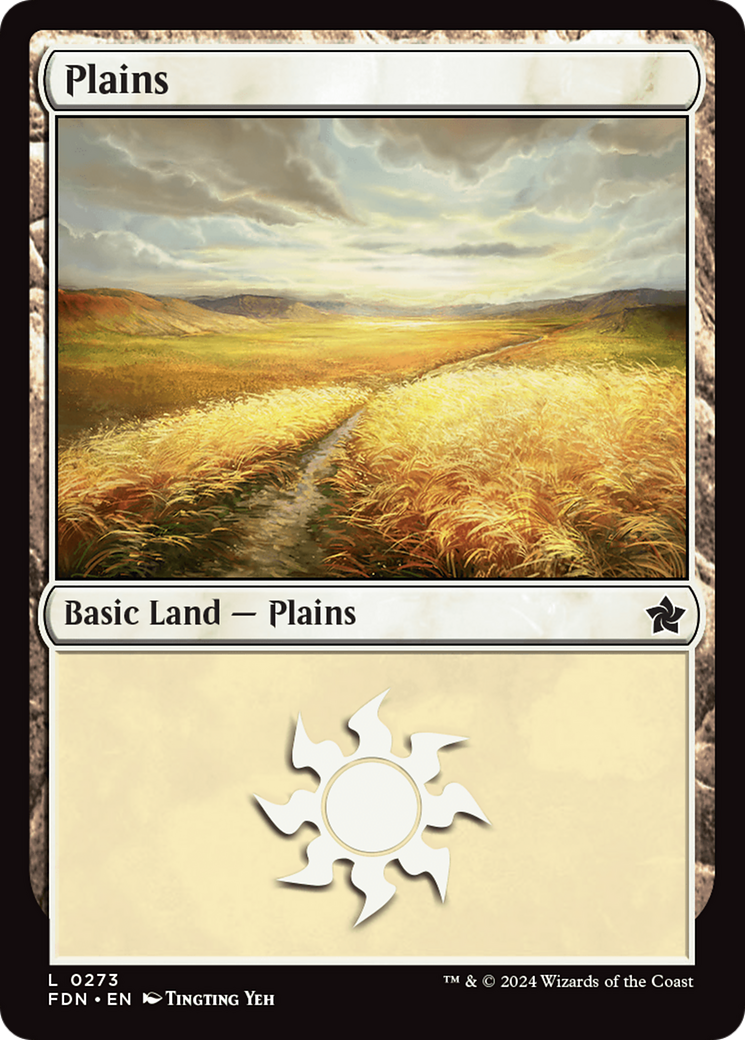 Plains (273) Foil - Foundations