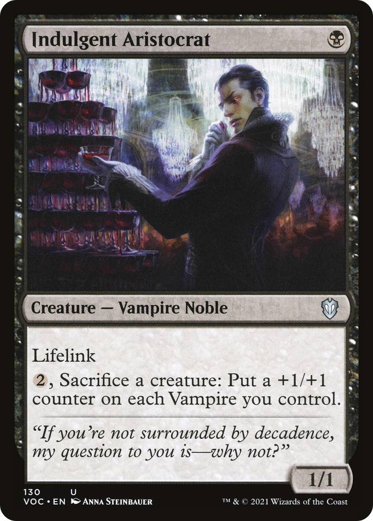 Indulgent Aristocrat (130) - Crimson Vow Commander