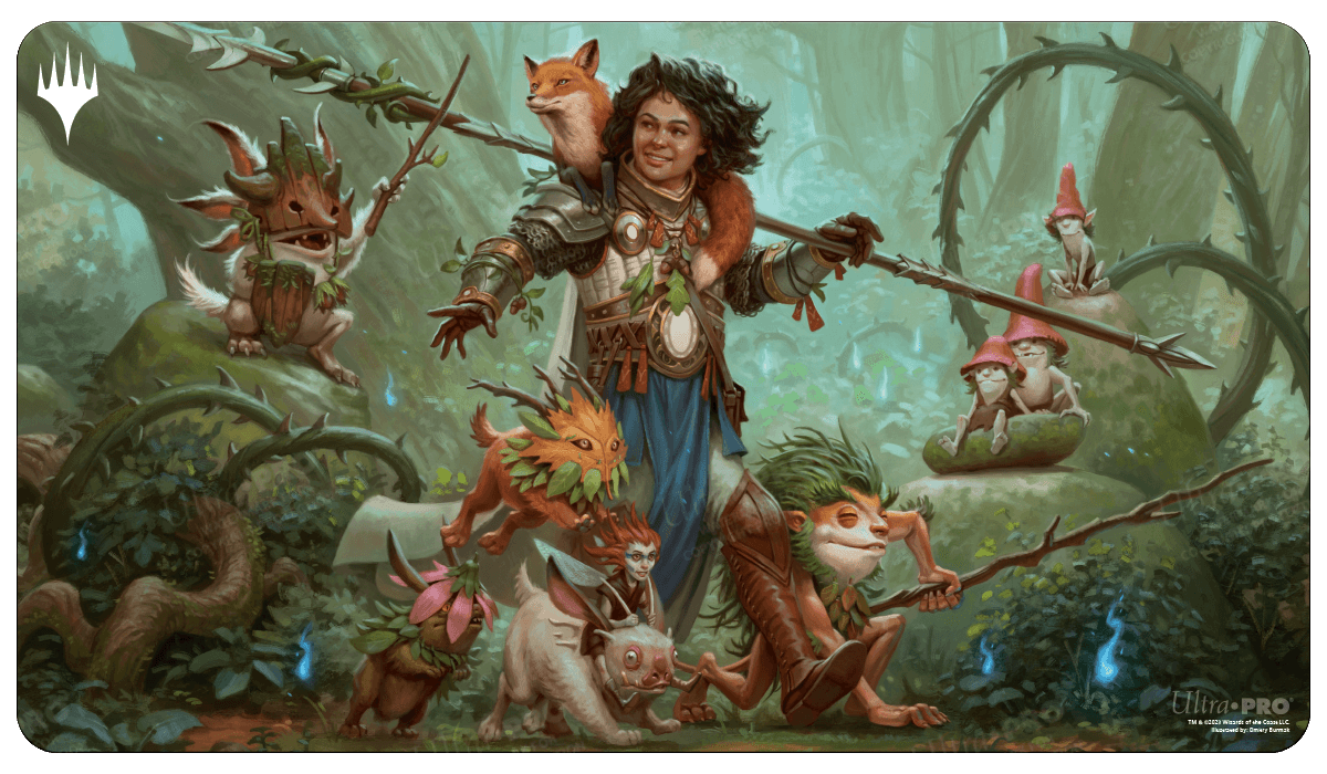 Wilds of Eldraine Playmat Ellivere of the Wild Court-Silver Goblin